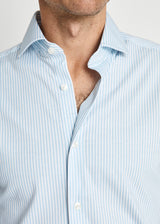 BS Brady Slim Fit Skjorte - Light Blue/White