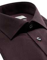 BS Denham slim fit Skjorte - Bordeaux