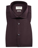 BS Denham slim fit Skjorte - Bordeaux
