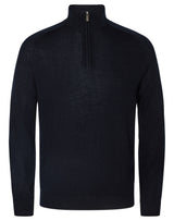 BS Pelle regular fit Strik - Navy