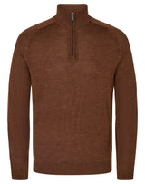 BS Pelle regular fit Strik - Tobacco