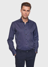 BS Matteo Modern Fit Skjorte Navy - Navy