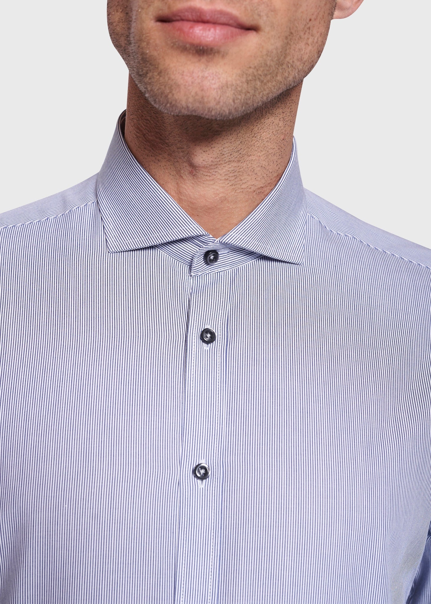 BS Ridley Slim Fit Skjorte Blue - Blue