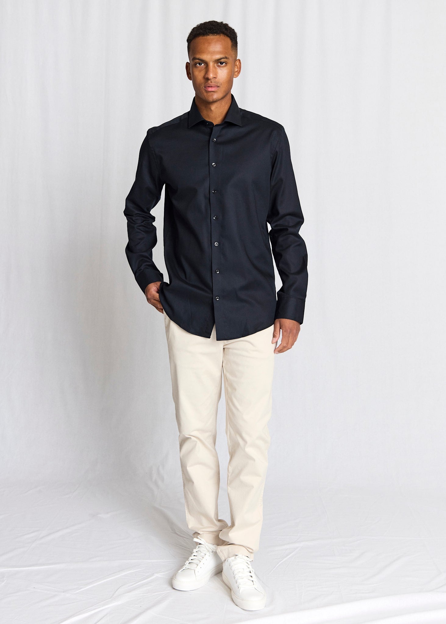 BS Begovic Modern Fit Skjorte - Black