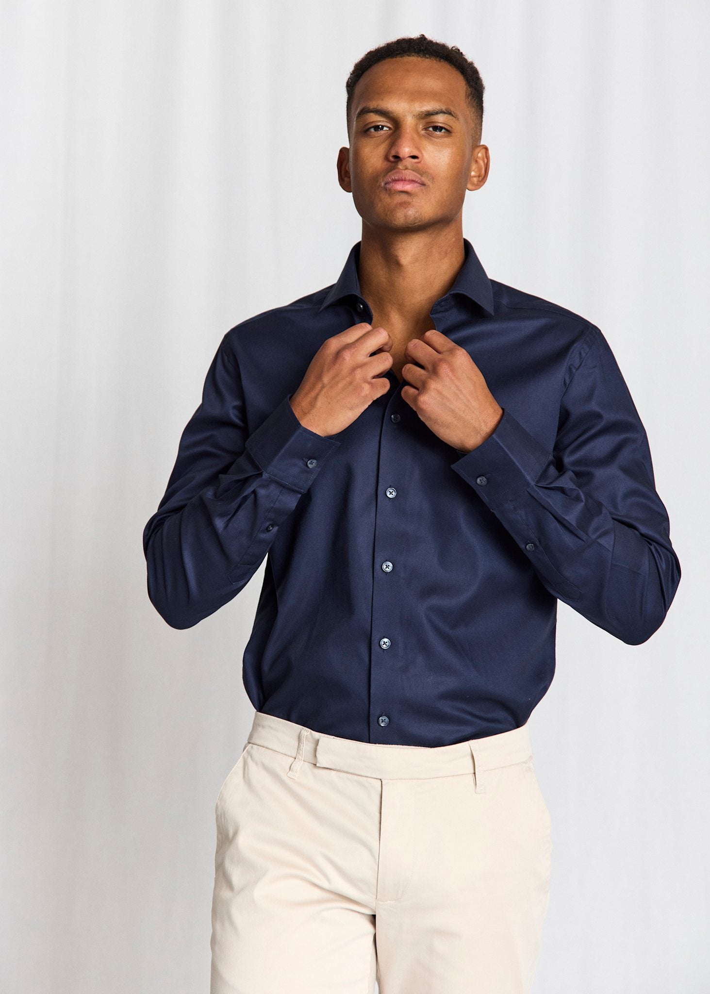 BS Begovic Modern Fit Shirt - Navy