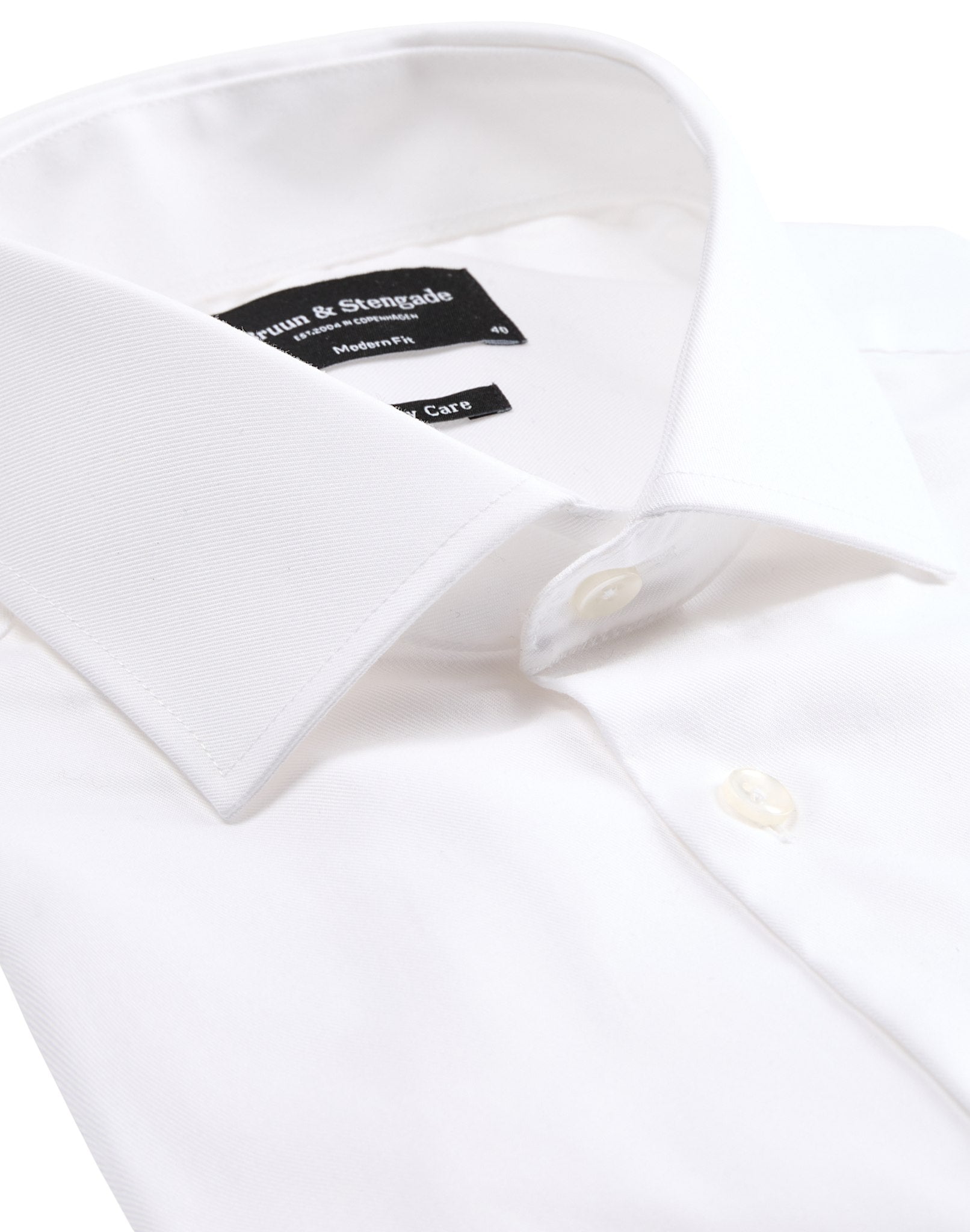 BS Leandro Modern Fit Skjorte - White
