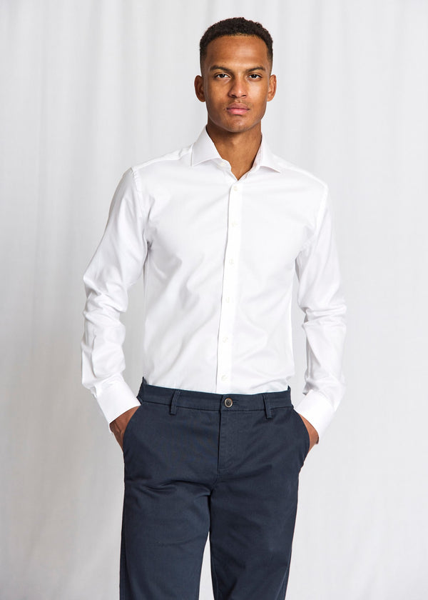 BS Begovic Modern Fit Skjorte - White