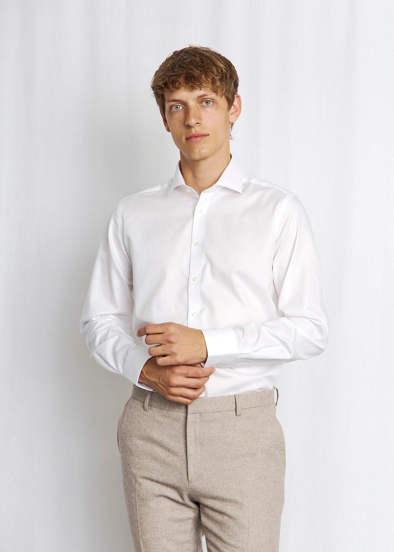 BS Begovic Modern Fit Skjorte - White