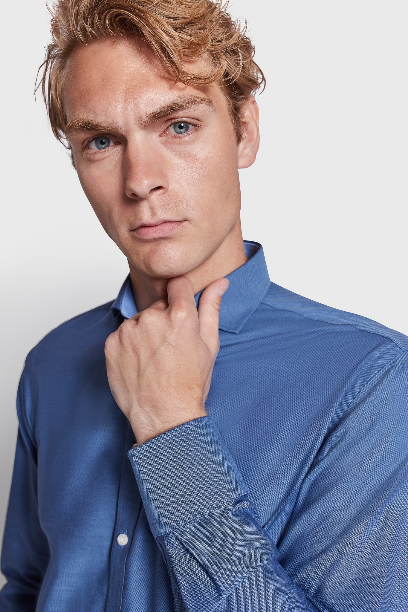 BS Beech Slim Fit Shirt - Dark Blue