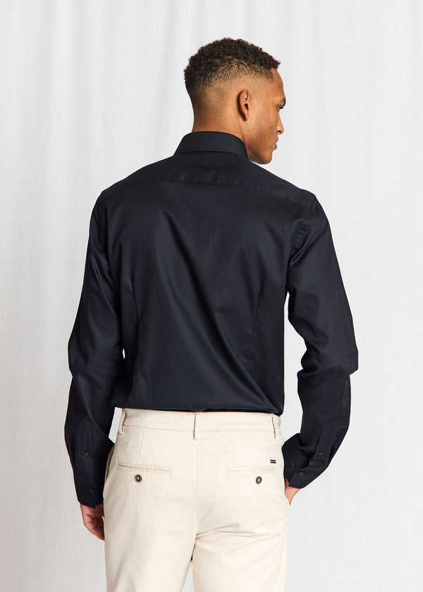 BS Miles Slim Fit Skjorte - Black
