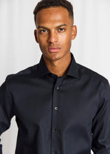 BS Miles Slim Fit Skjorte - Black