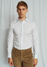 BS Miles Slim Fit Skjorte - White