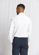 BS Miles Slim Fit Skjorte - White