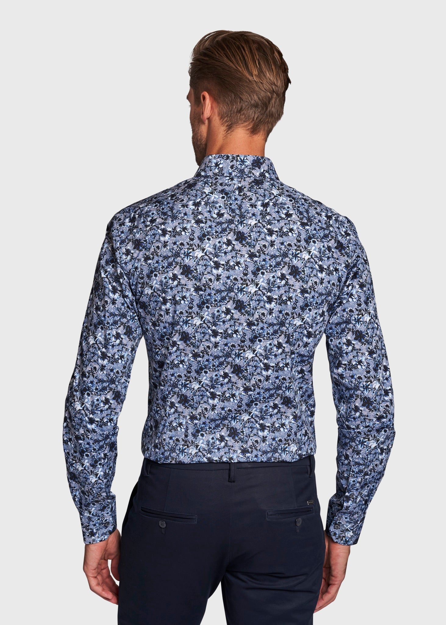 BS Alquist Slim Fit Skjorta - Blue