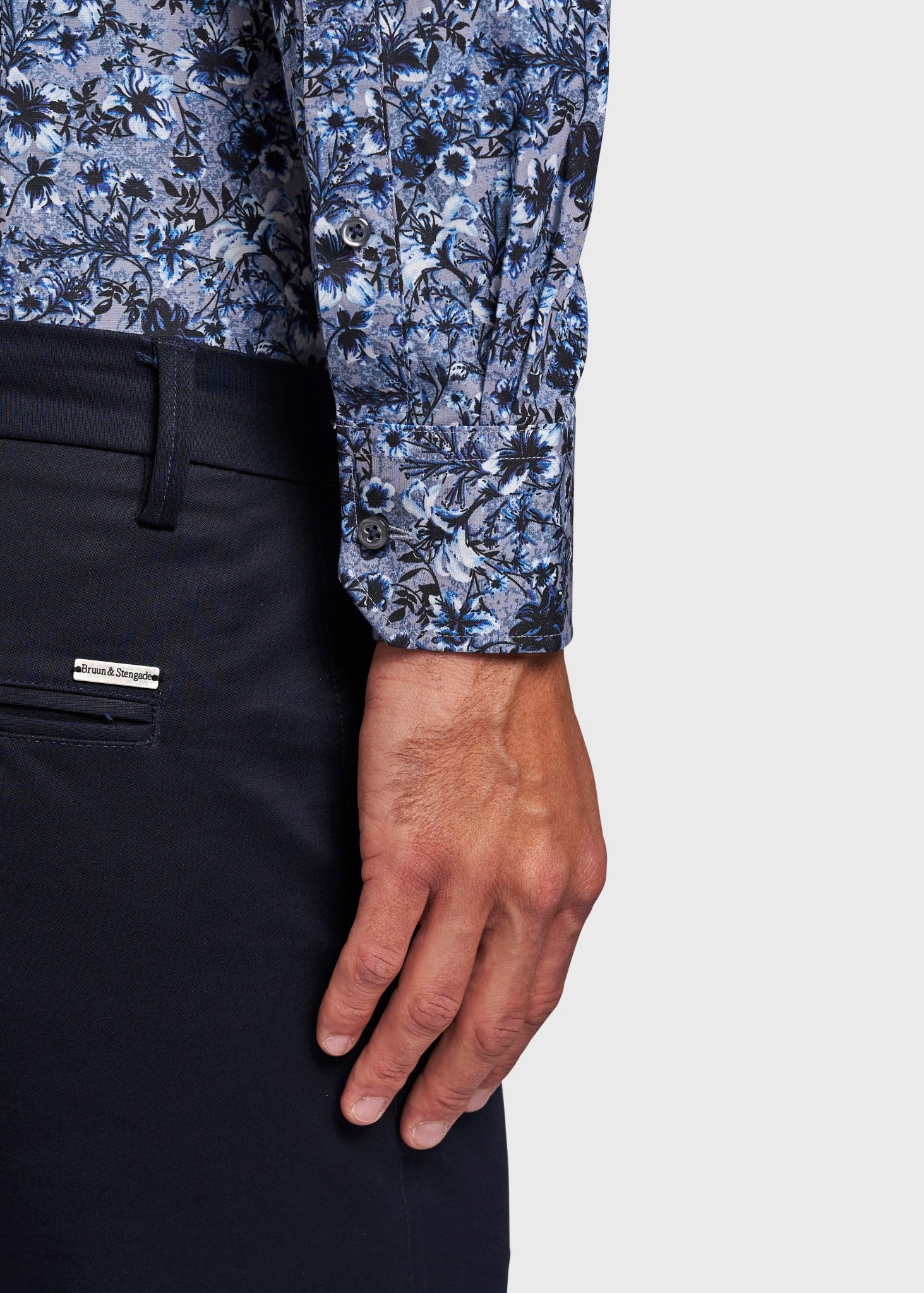 BS Alquist Slim Fit Skjorta - Blue