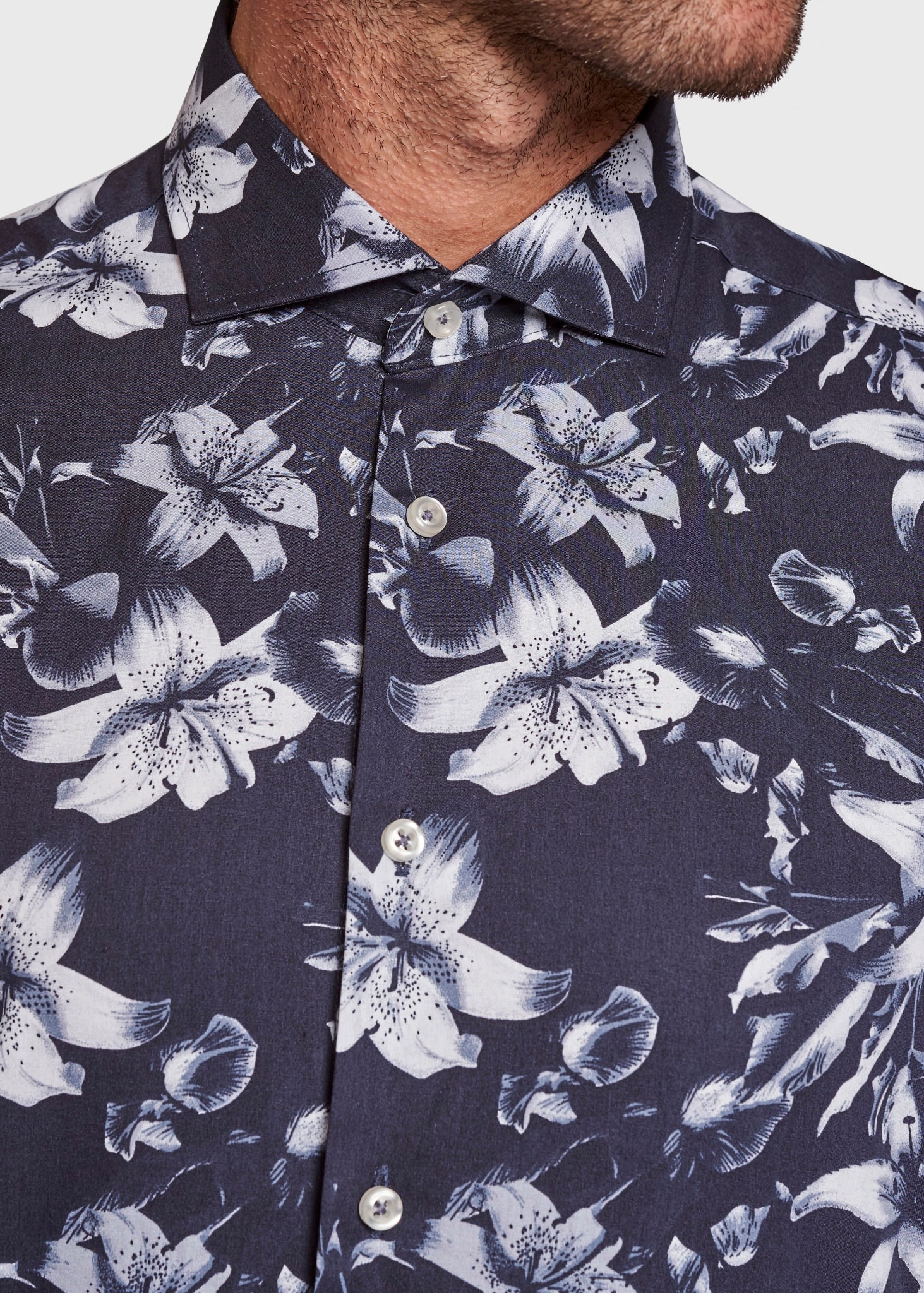 BS Giancarlo Slim Fit Shirt - Navy