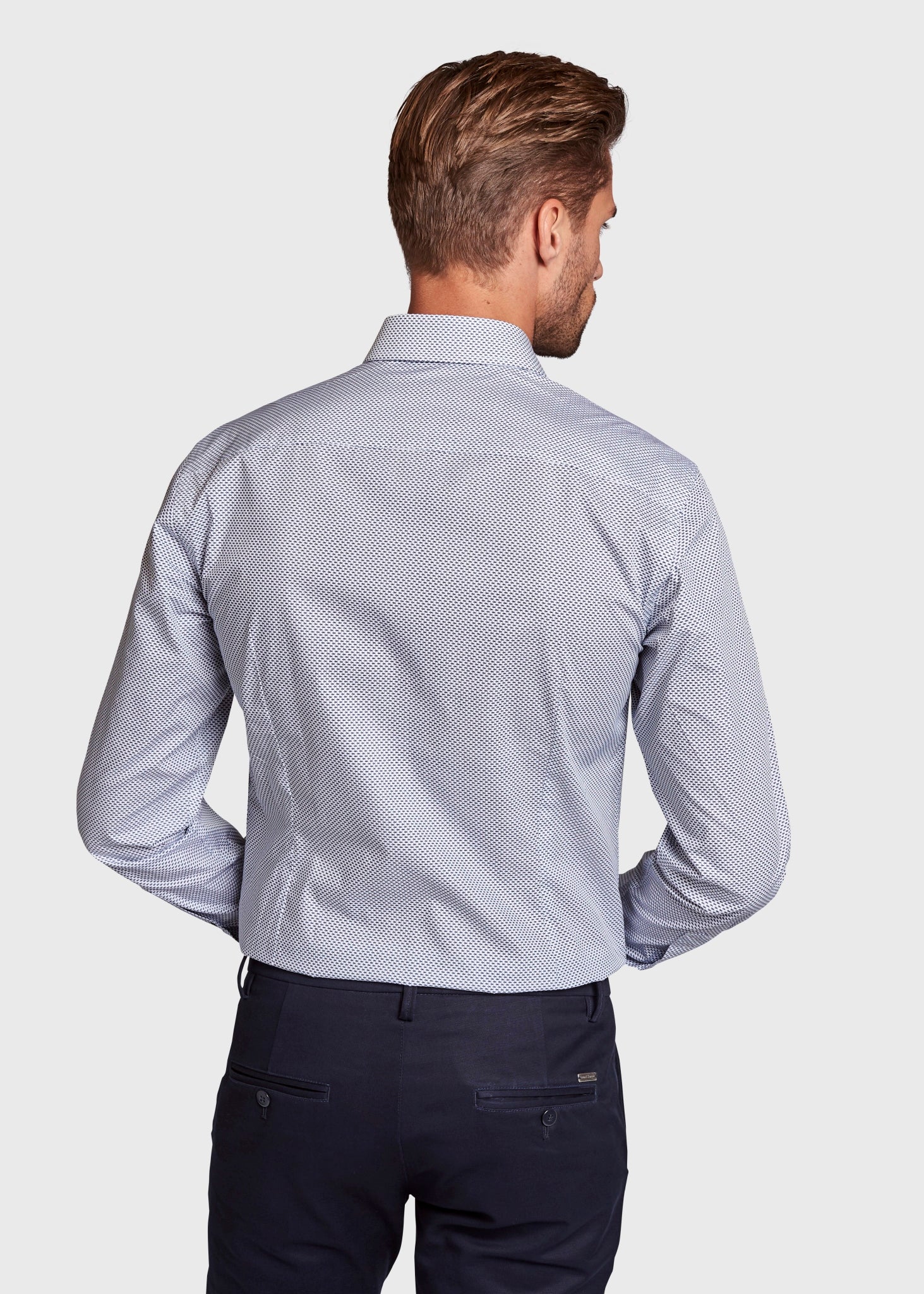 BS Skyler Slim Fit Skjorte - Navy