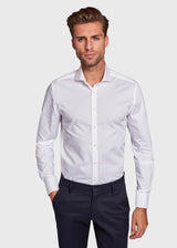 BS White Slim Fit Skjorte - White