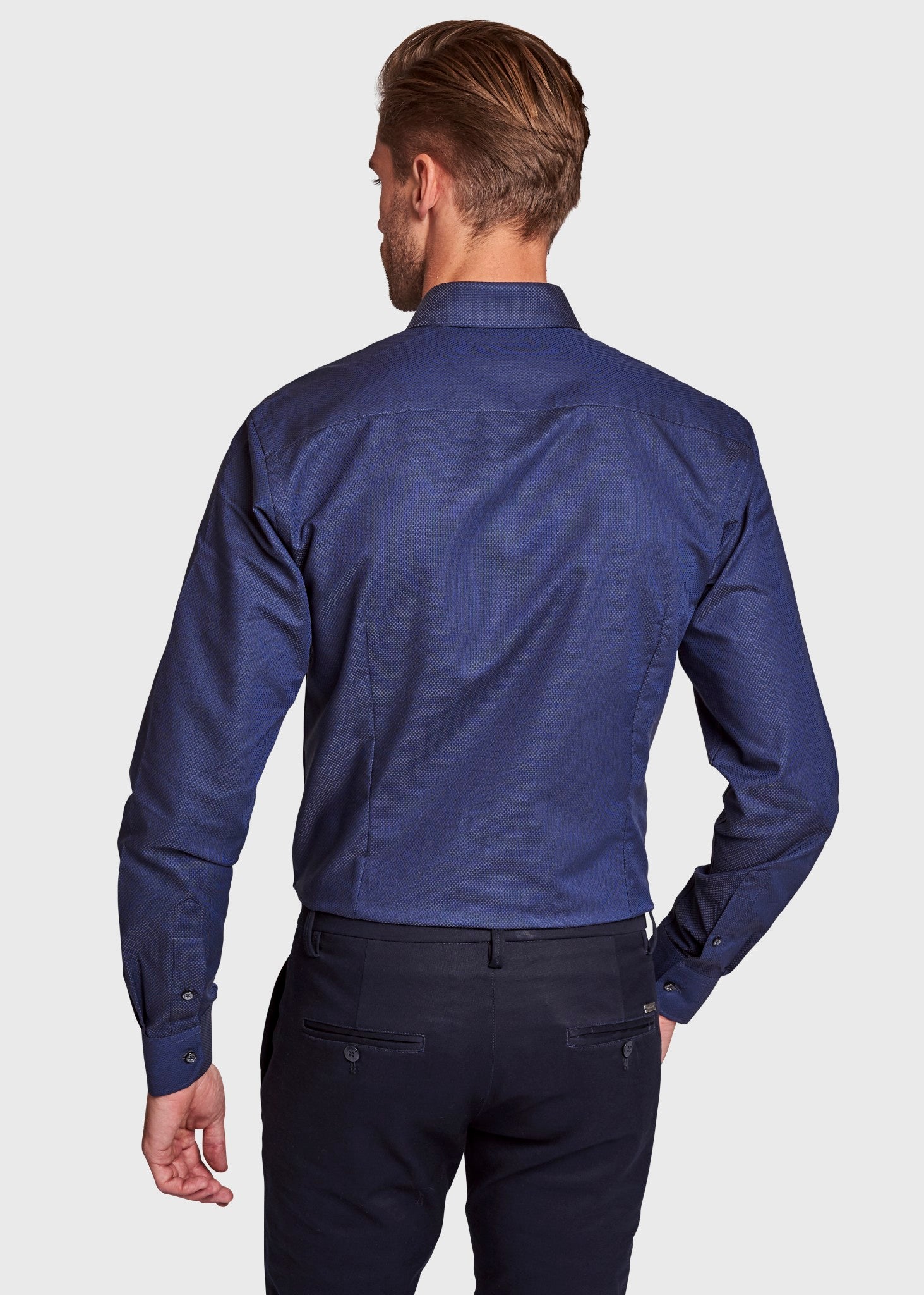 BS Alderweireld Modern Fit Skjorta - Marinblå