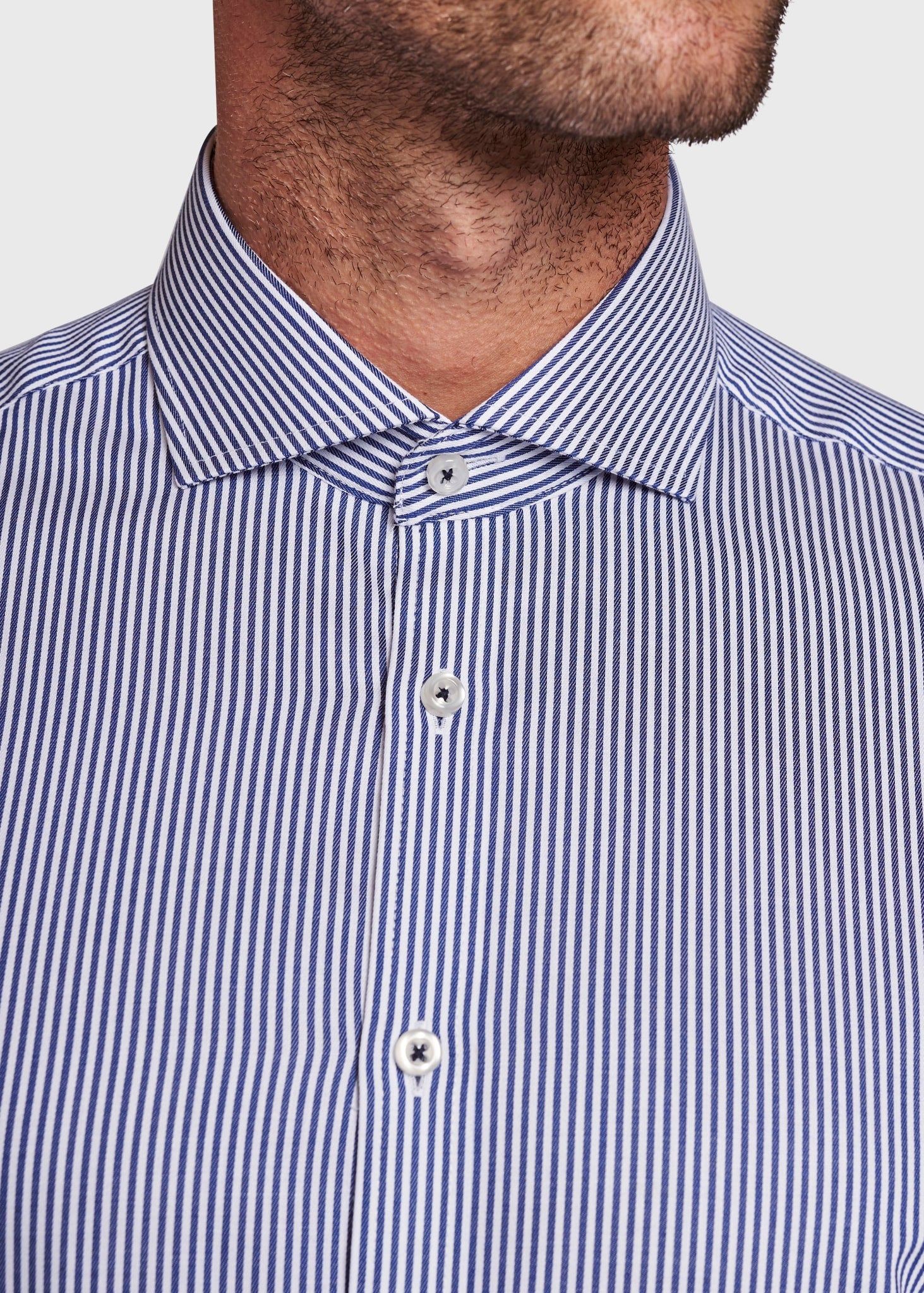 BS Gameiro Modern Fit Skjorte - Dark Blue