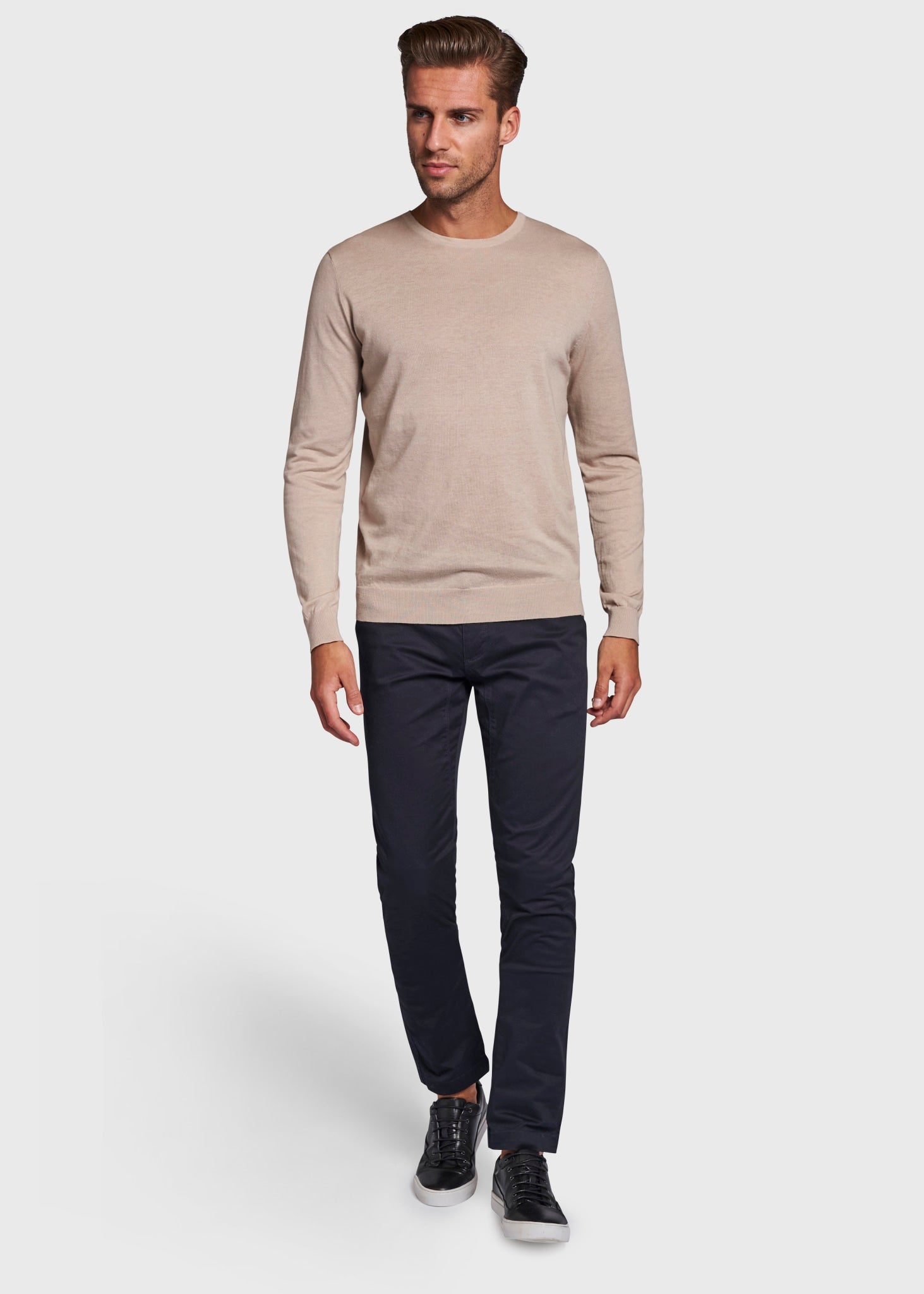 BS Scolette Regular Fit Strik - Brown