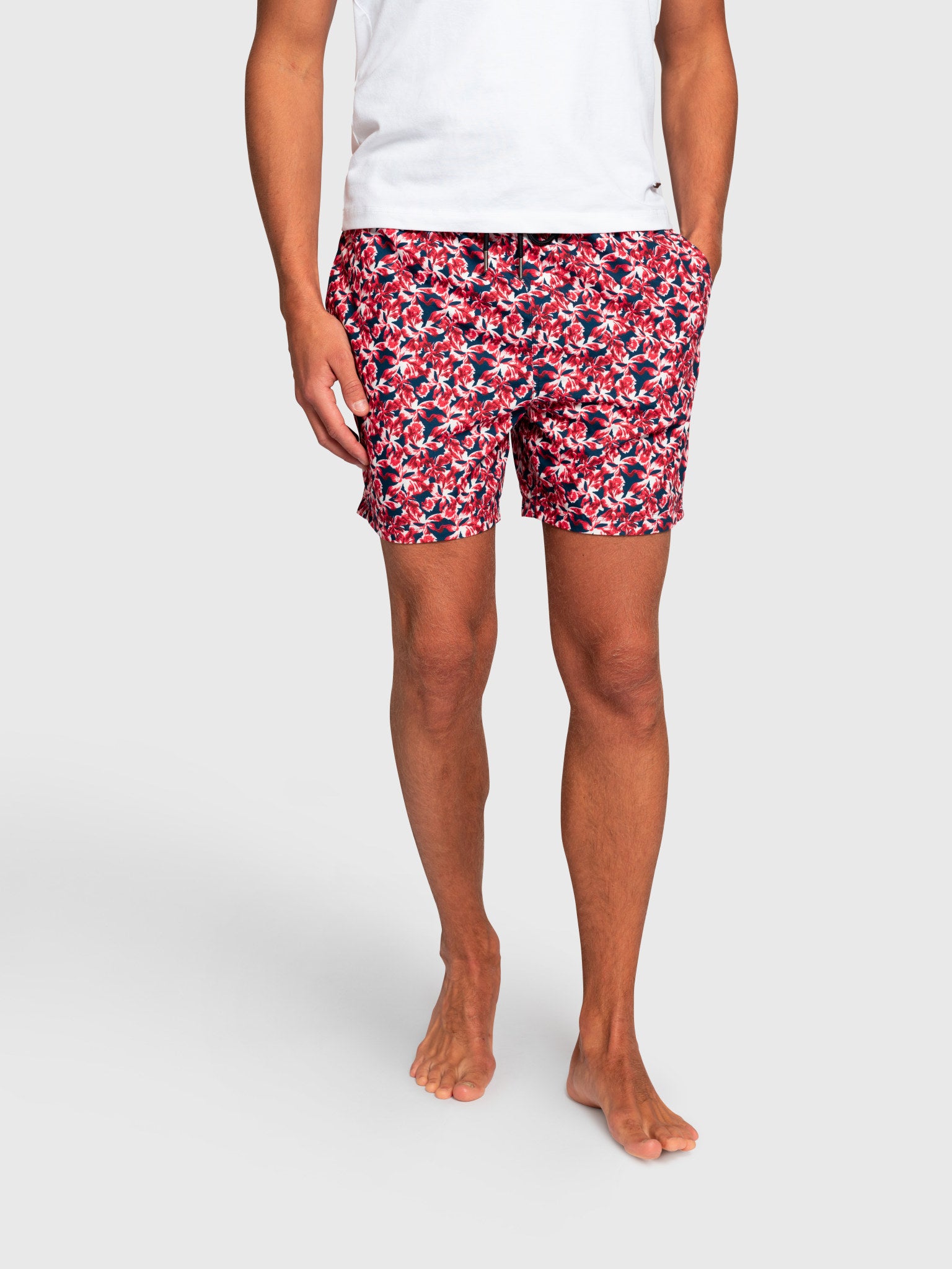BS Hasselhoff Regular Fit Badbyxor - Red