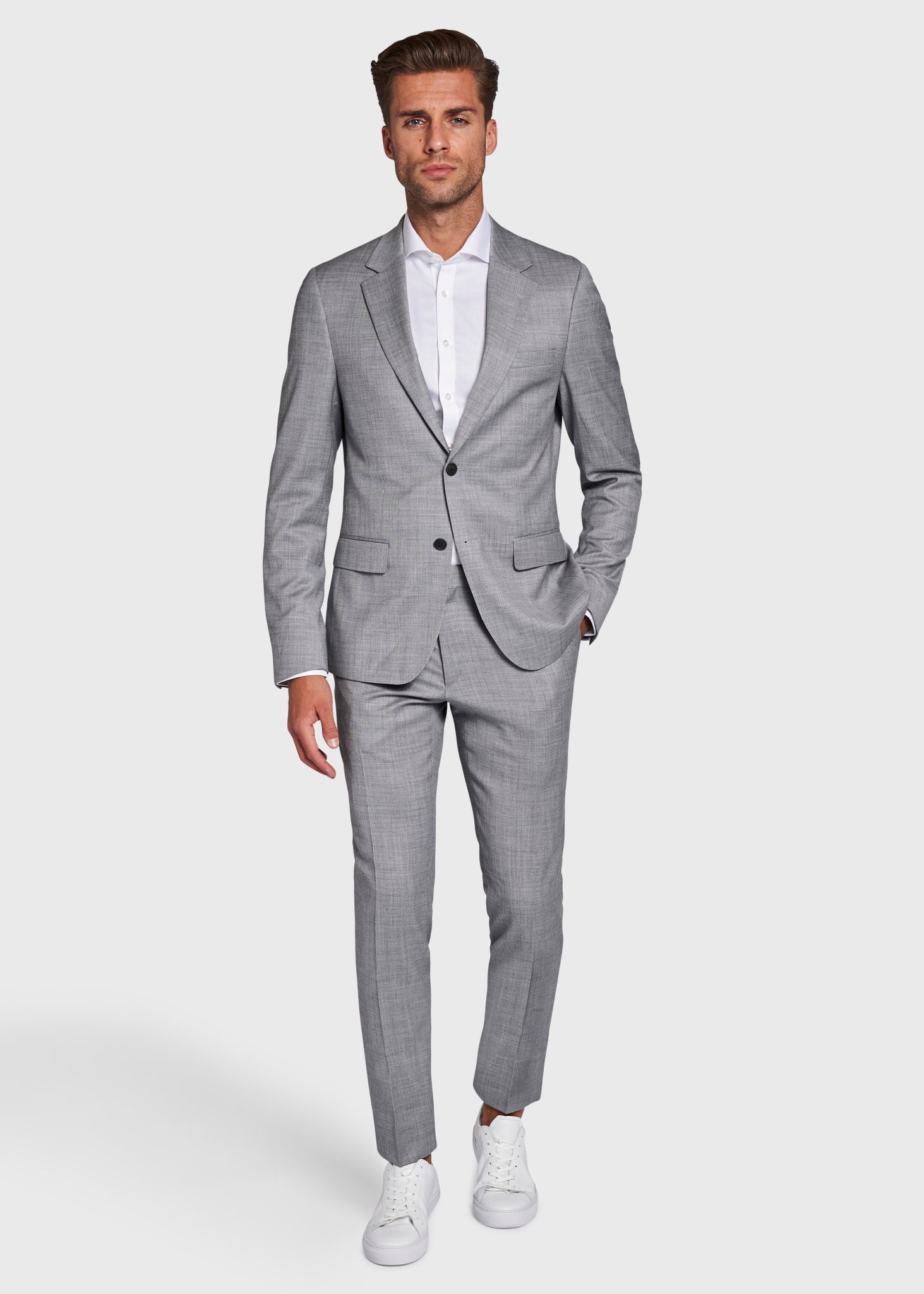 BS Alsace Slim Fit Bukser - Grey