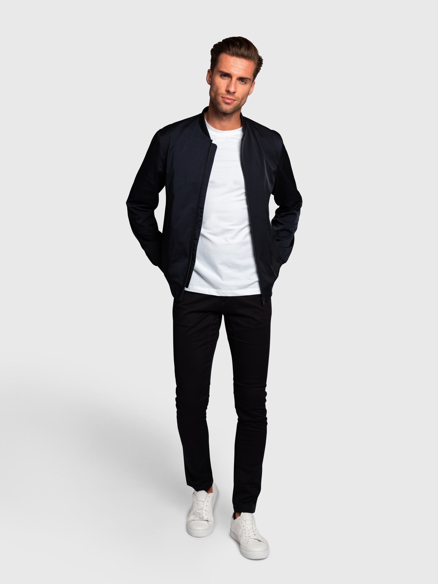 BS Delle Alpi Regular Fit Jacka - Navy