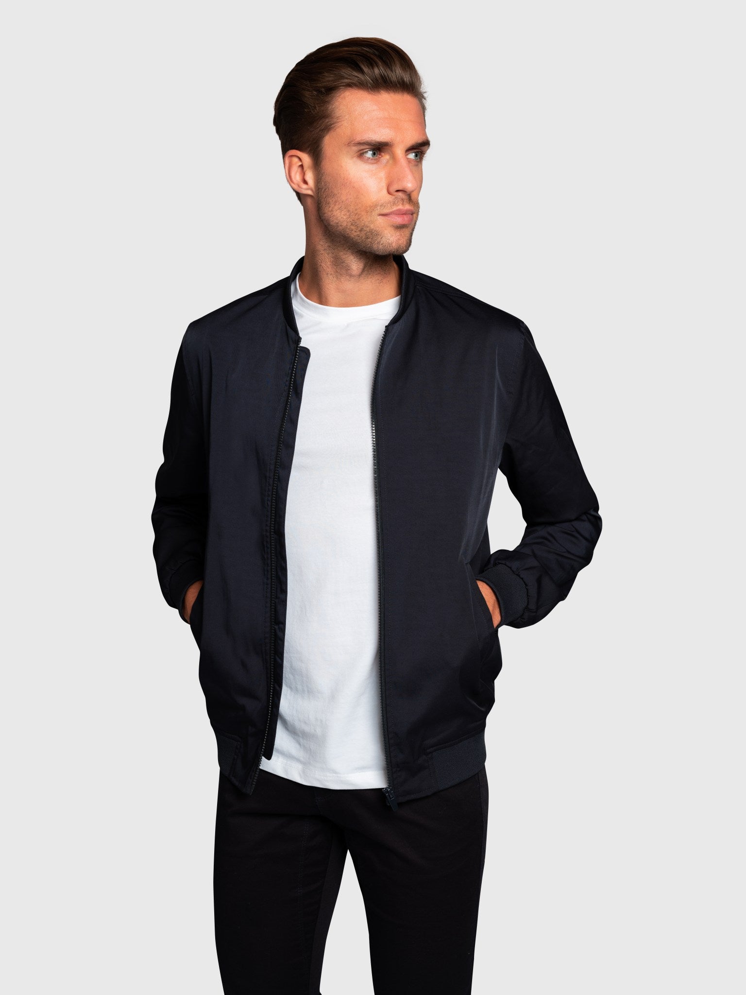 BS Delle Alpi Regular Fit Jacka - Navy