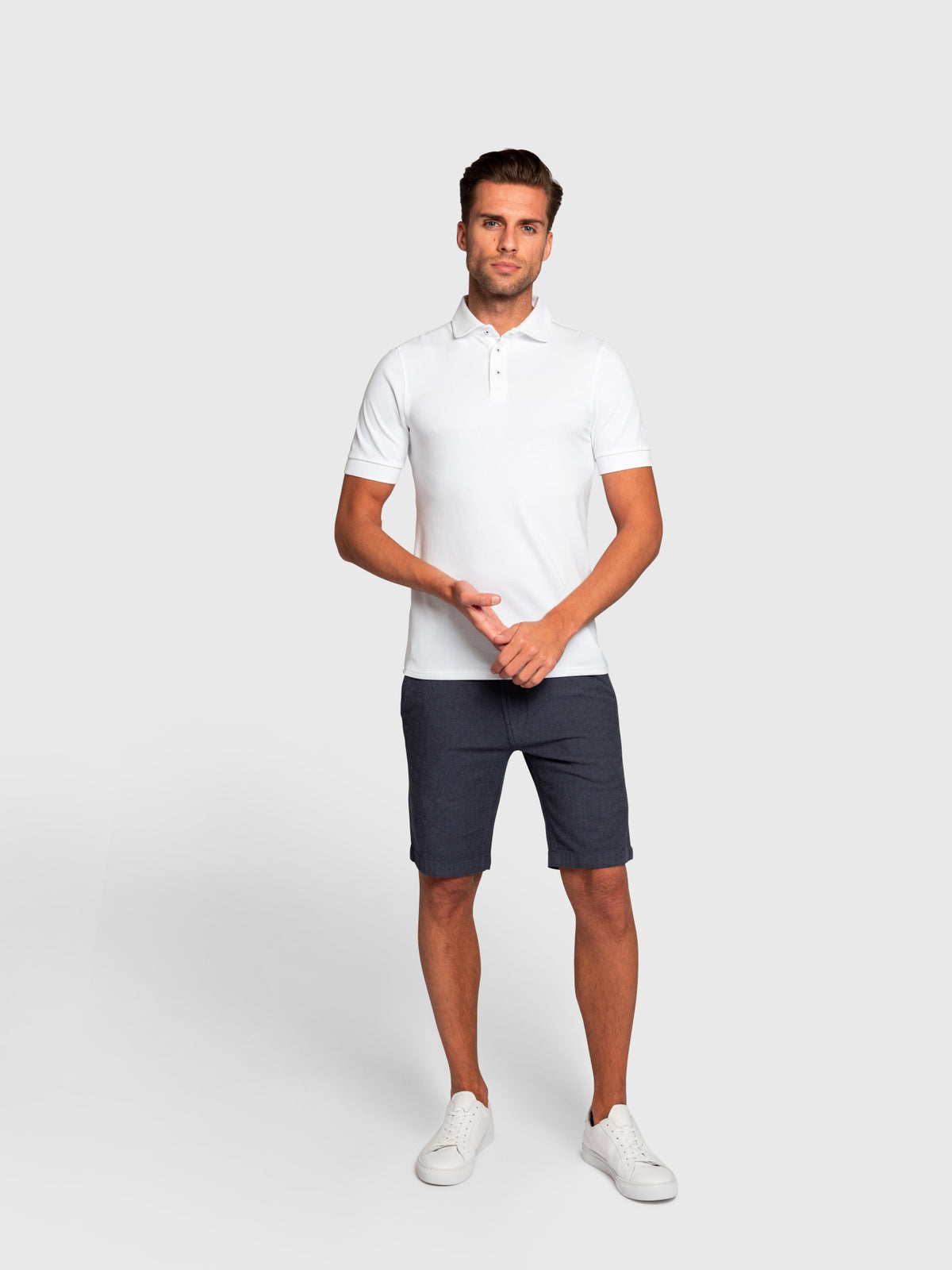 BS Fiji Regular Fit Polo - White