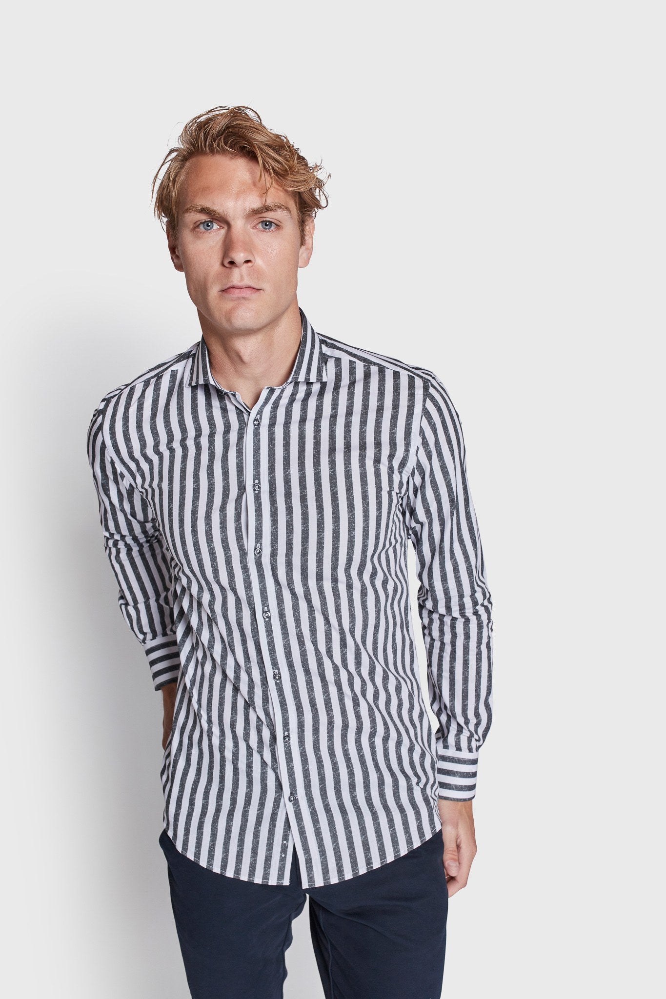 BS Telford Slim Fit Skjorte - Green
