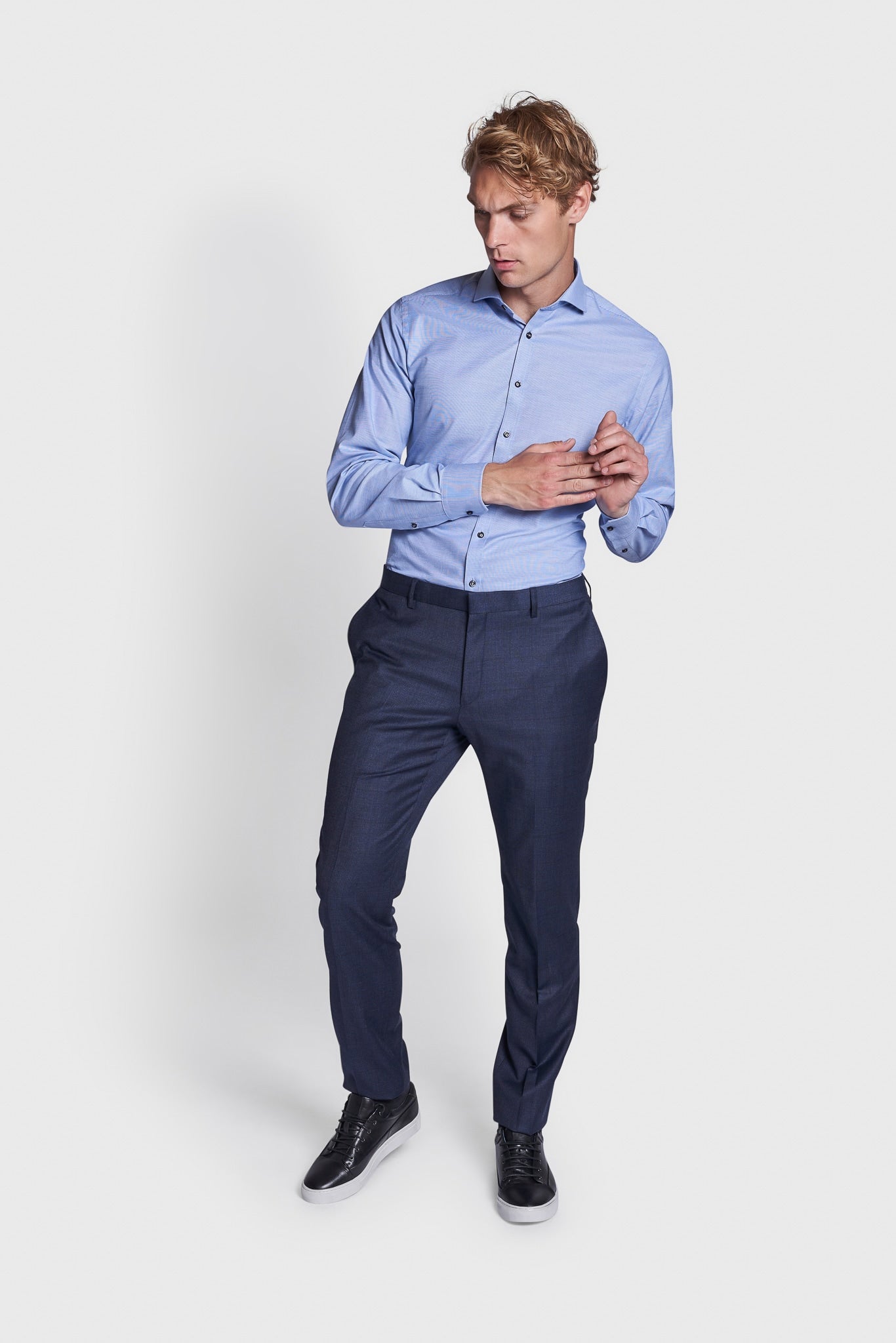 BS Josty Slim Fit Bukser - Navy