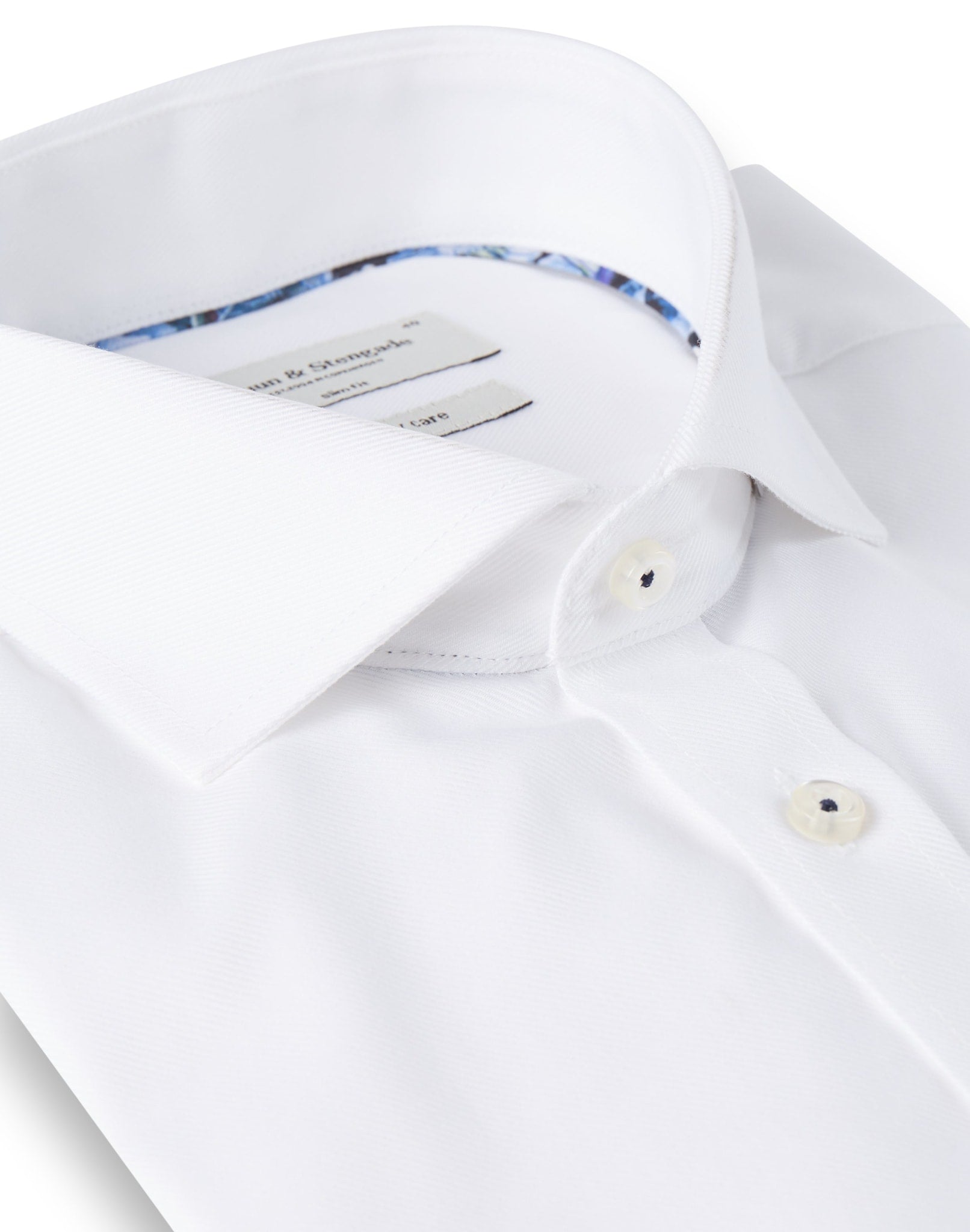 BS Weston Slim Fit Skjorta - White