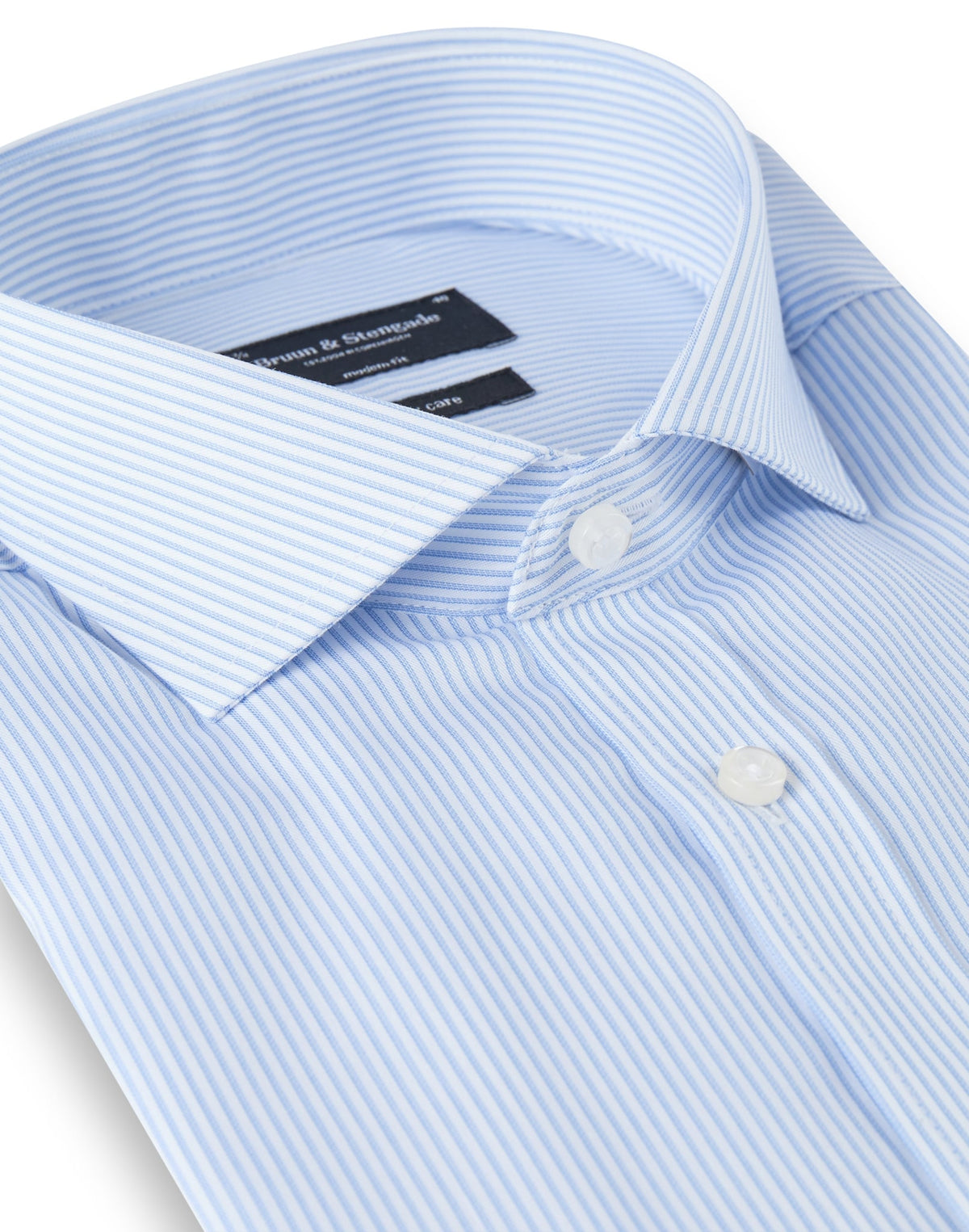 BS Becker Modern Fit Skjorte Light Blue - Light Blue