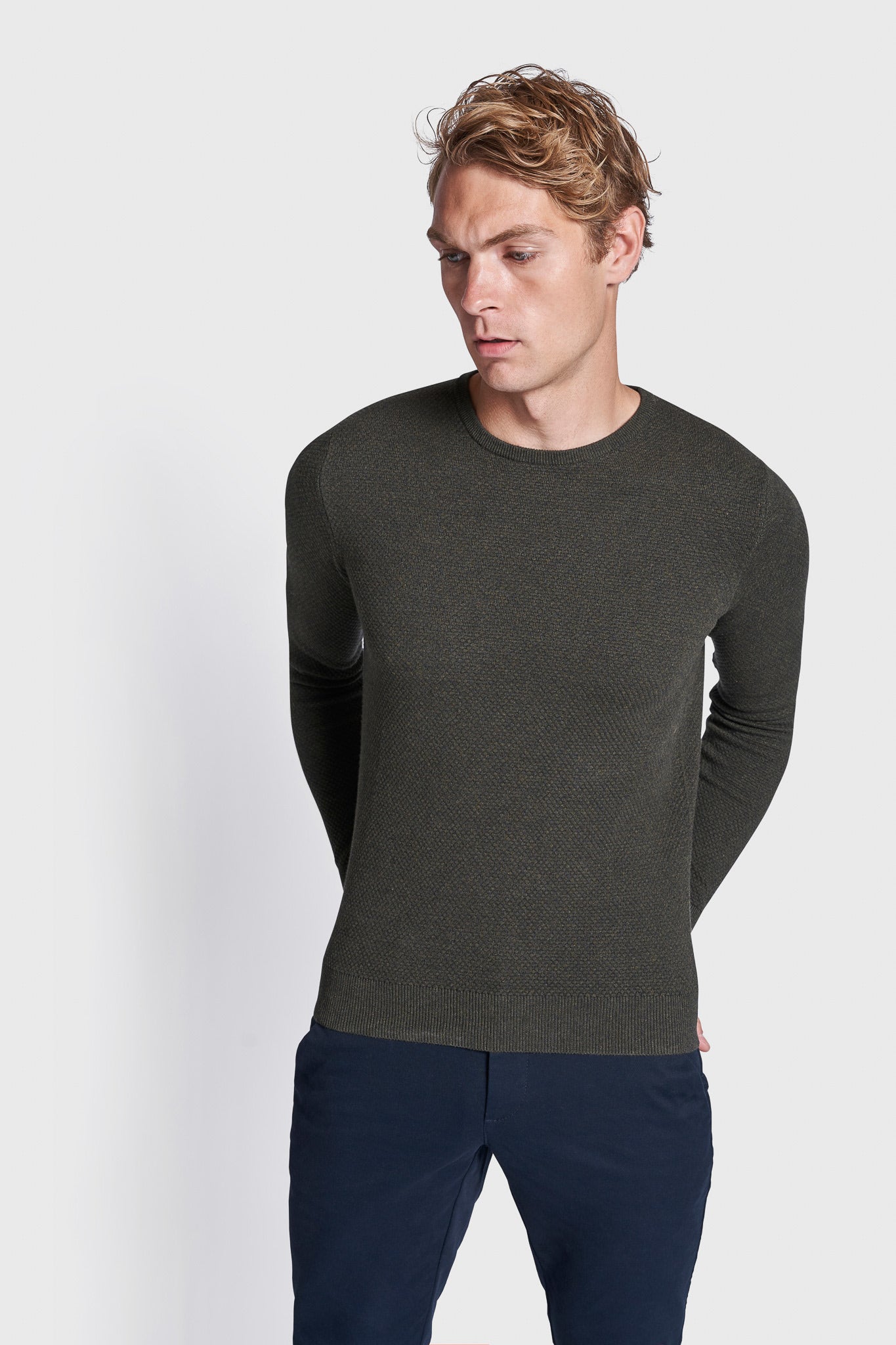 BS Gasquet Regular Fit Strik - Green