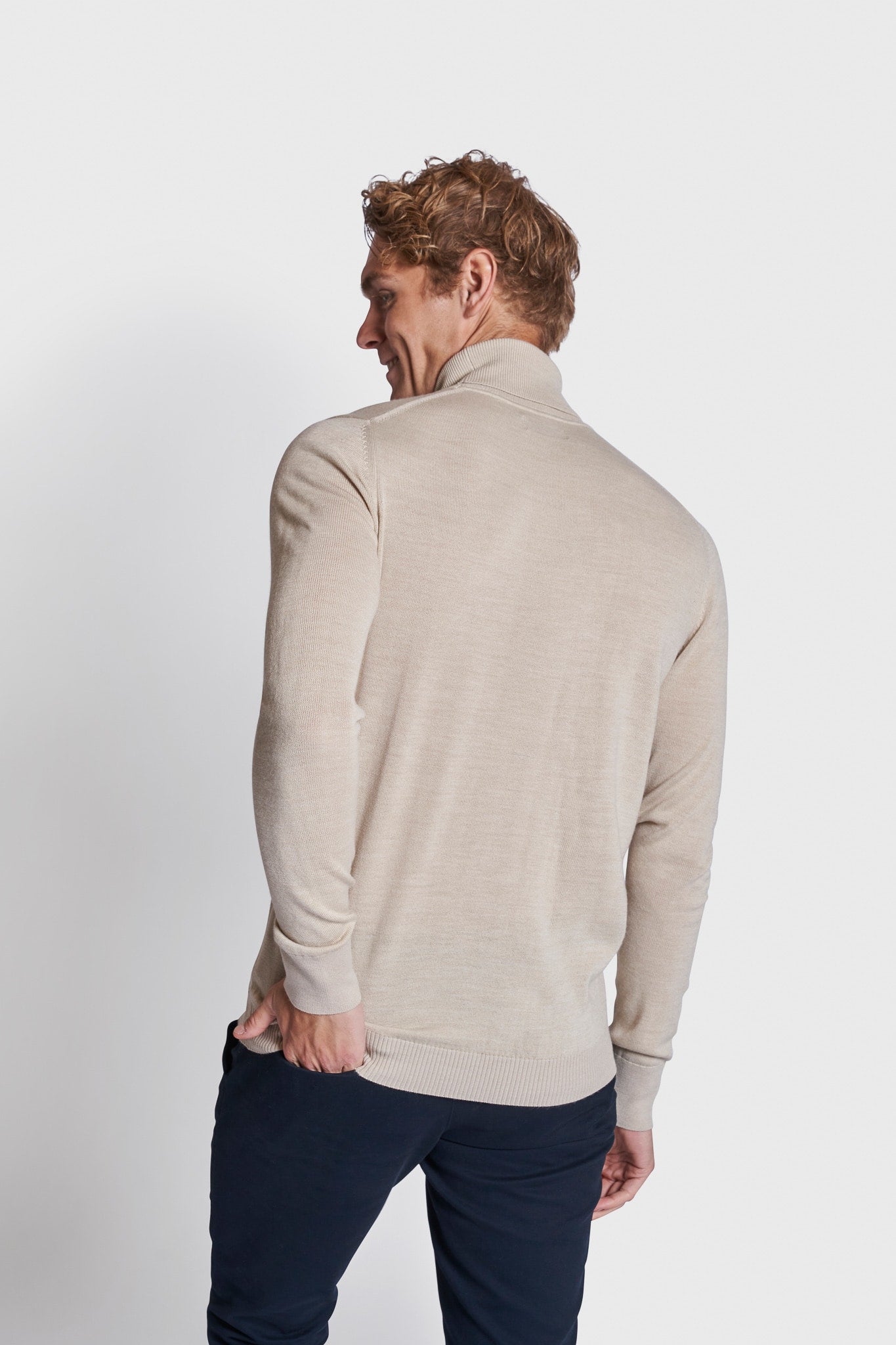 BS Saturn Regular Fit Strik - Sand