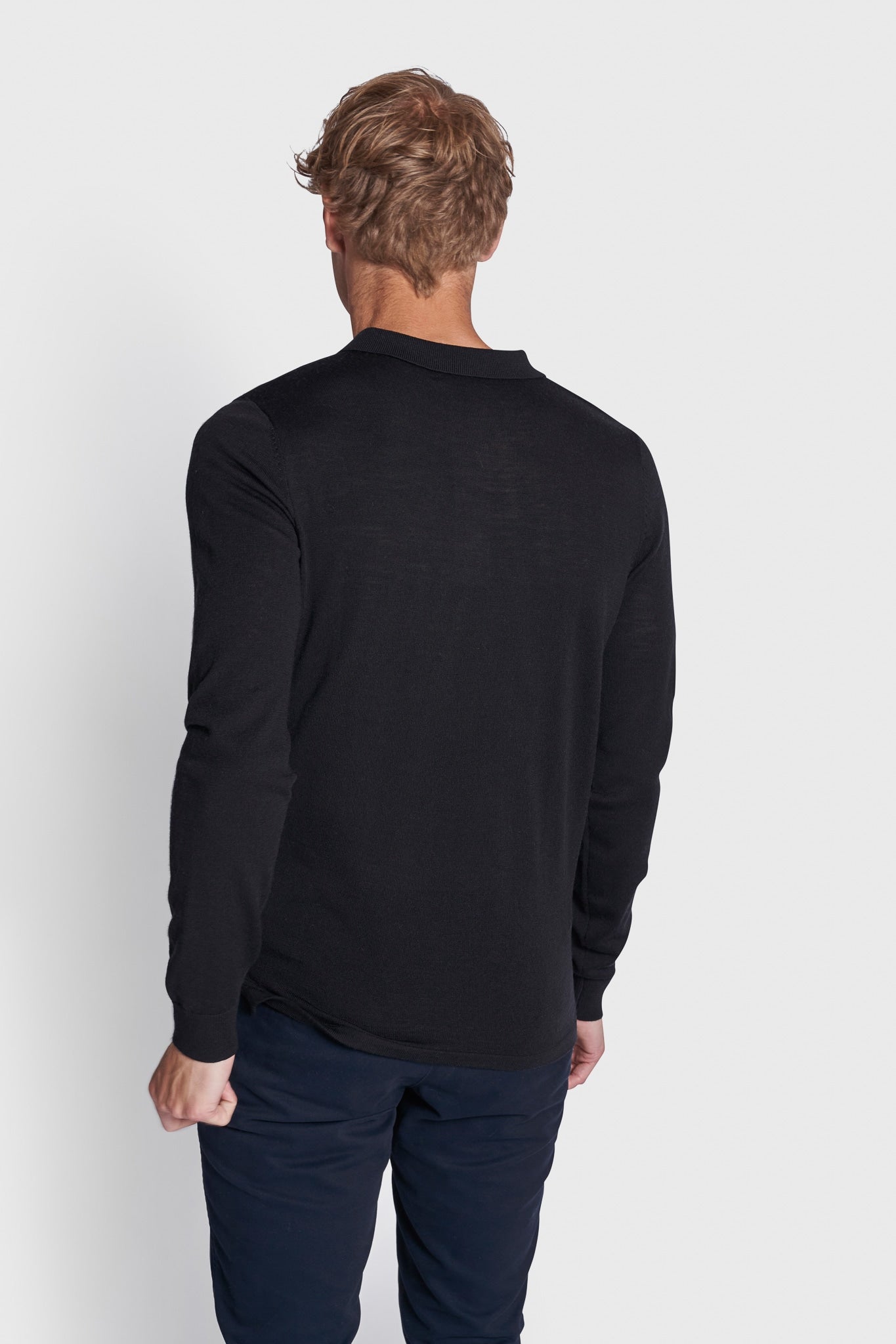 BS Rublev Regular Fit Stickad tröja - Black