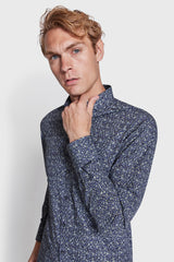 BS Saucedo Slim Fit Skjorte - Navy