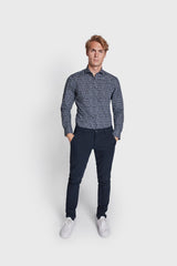 BS Saucedo Slim Fit Skjorte - Navy