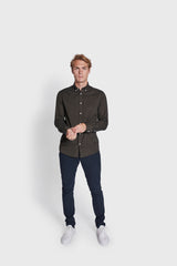 BS Jobe Casual Slim Fit Skjorte - Dark Green