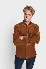 BS Assan Casual Slim Fit Skjorte - Ochre