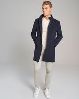 BS Augustia Slim Fit Frakke - Navy