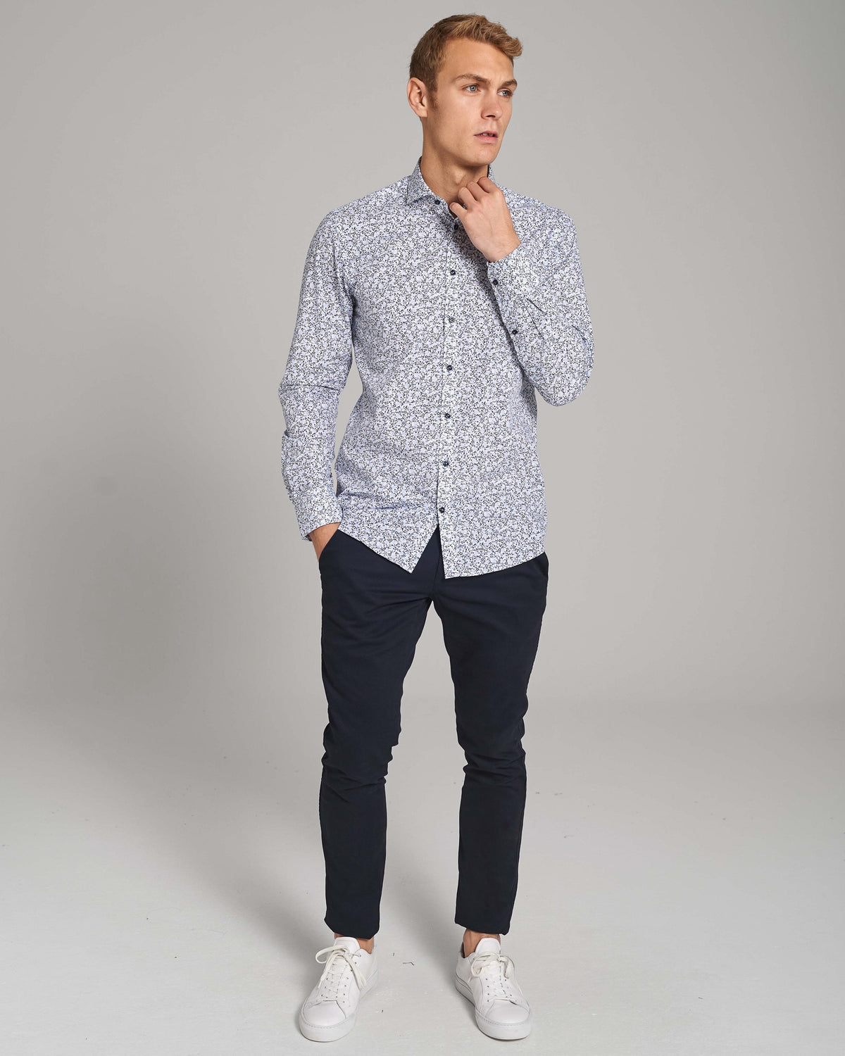 BS Weak Slim Fit Shirt - Blue