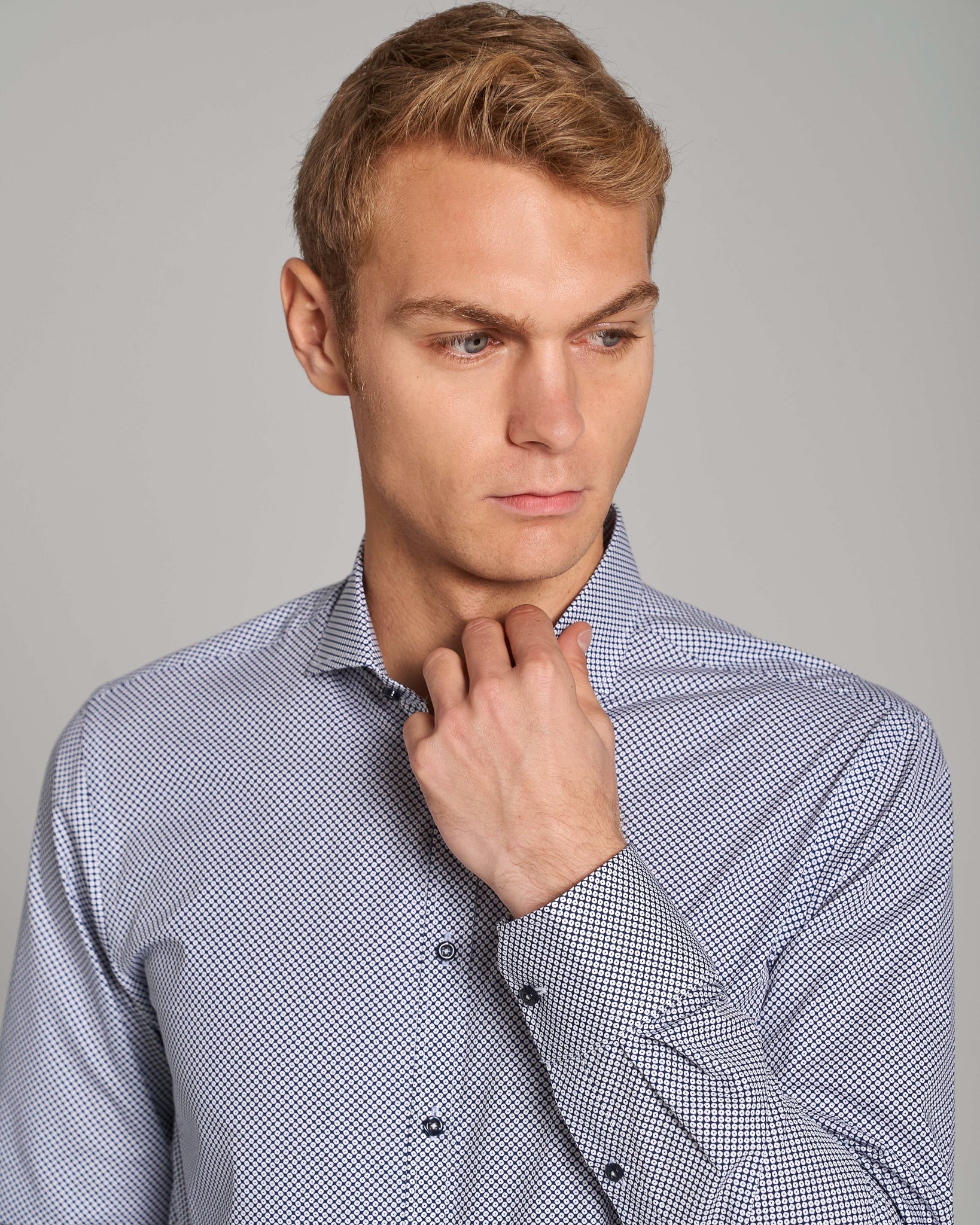 BS Zoff Slim Fit Skjorte - White