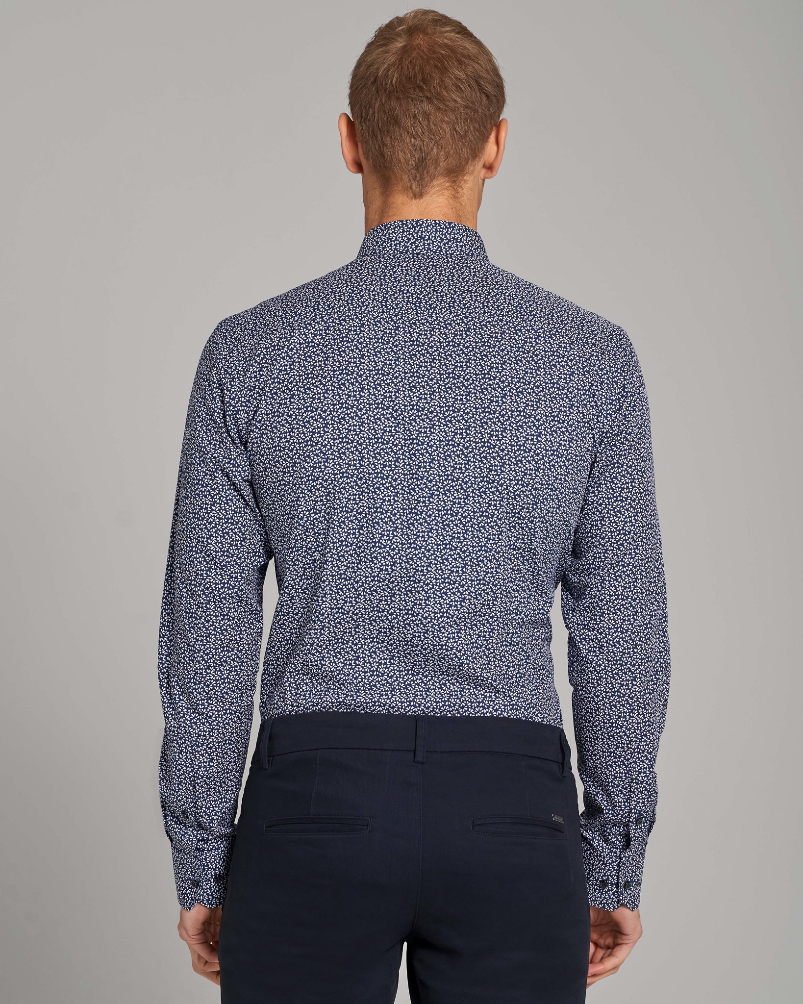 BS Alan Modern Fit Skjorte - Navy