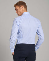 BS Bruno Modern Fit Skjorte - Light Blue/White