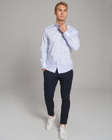 BS John Modern Fit Skjorte - Light Blue