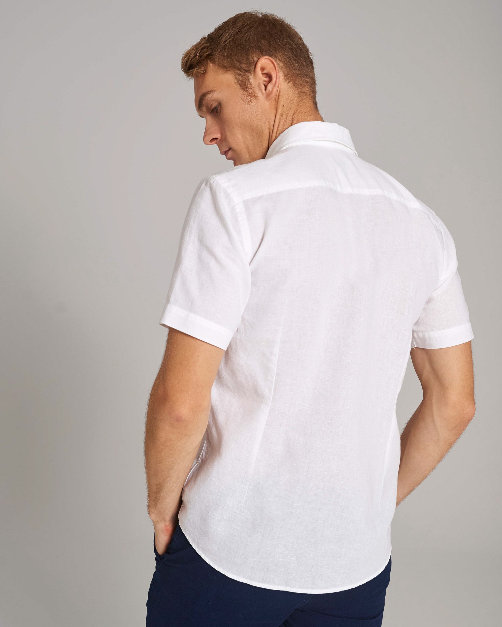 BS Verstappen Casual Slim Fit Skjorte - White