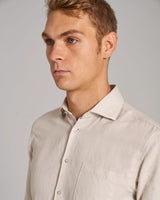 BS Ricciardo Casual Slim Fit Skjorte - Sand