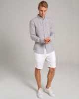 BS Bottas Casual Slim Fit Skjorte - Army/White